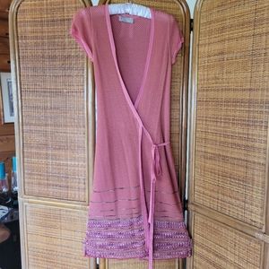 Sweet Missoni knit wrap Dress Sz6